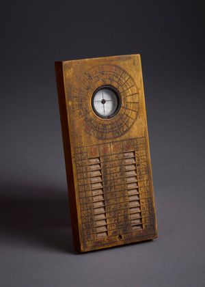 1800-1894년경 옥스퍼드 칼리지 에모리 대학교 기록 보관소의 소형 풍수 나침반