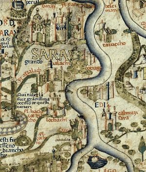 프라 마우로 지도에 나타난 사라이