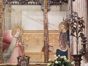 청소 후의 수태고지 프레스코, 2020년