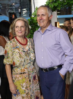 턴불과 그의 아내 루시 턴불, 2012년 1월