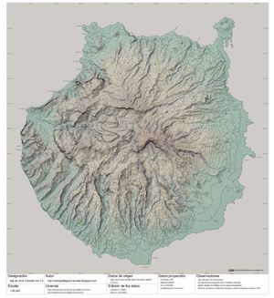 그란카나리아 섬의 지형