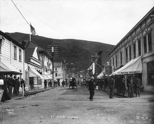 1899년경 에릭 A. 헤그의 3번가 모습