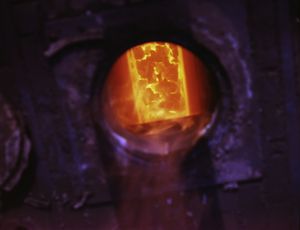 한나 제철소 (Great Lakes Steel Corporation), 디트로이트. 코크스 오븐 위에 석탄 타워. 1942년 11월