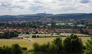 올드 세럼에서 바라본 솔즈베리