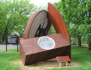 마크 올리펀트가 설계한 ANU 단극 발전기의 잔해