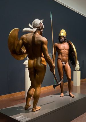 프랑크푸르트 리비히하우스 다색성 연구 프로젝트(브링크만 & 코흐-브링크만)의 리아체 청동상 재구성