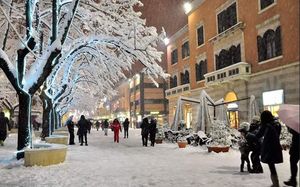 눈 덮인 9월 11일 광장