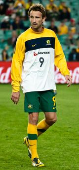 2010년 호주 대표팀 경기 전 몸을 푸는 케네디