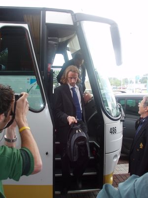 2006년 6월 독일 월드컵 결승전을 앞두고 로테르담 공항에서 조시 케네디