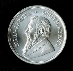 2022 남아프리카 공화국 1oz 은화 크루거랜드 앞면