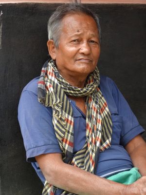 방글라데시 스리망갈의 카시족 남성