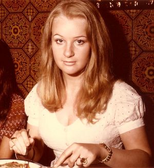 스웨덴 최초의 여성 디스크 자키 질 베른스트룀(1971).