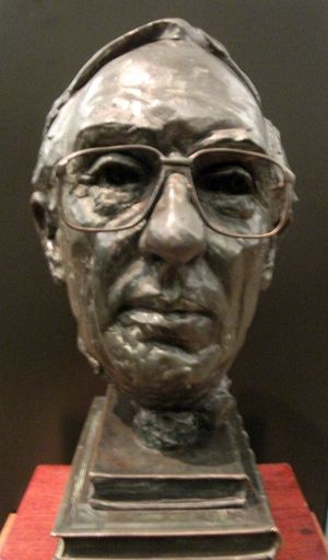 글래스고 켈빈그로브 미술관에 있는 아치 포레스트의 도널드 듀어 흉상