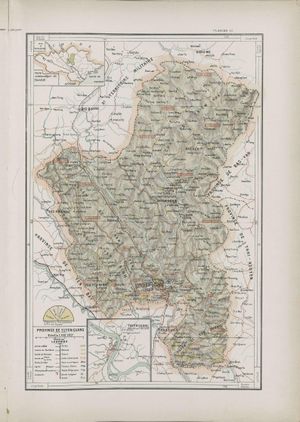 1909년 뚜옌꽝성 지도