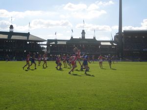 2008년 SCG에서 시드니 스완스가 웨스턴 불독스와 경기하는 모습