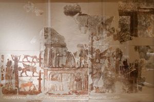 짐리림의 임명식(Investiture of Zimri-Lim), 시리아, 프레스코화