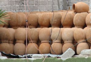 피냐타 제작을 위해 특별히 제작된 토기