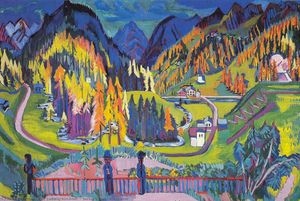 세르티그 계곡의 가을, 1925년, 키르히너 미술관 다보스