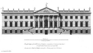 원스테드 하우스(1722) – 콜린 캠벨의 Vitruvius Britannicus에 실린 초기 신고전주의 저택