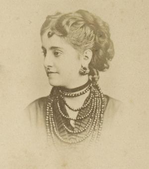 1860년대 아델리나 파티 초상