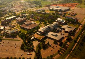 2008년 UPEI 캠퍼스의 항공 사진