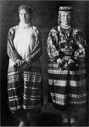 1908년 오룔 주의 의상