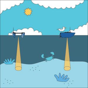 무인 수상정에 장착된 단일 빔 음향측심기의 빔 형태