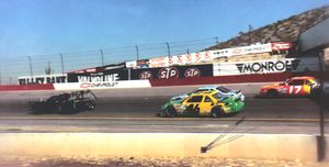 레이스 장면 촬영