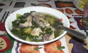 티놀라, 호세 리잘의 소설 놀리 미 탕게레에 언급된 요리로 유명한 닭고기 수프