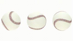 포수 시점에서 루이 바랜드, 엠마누엘 클라세, 켄리 잰슨이 각각 던진 3개의 커터의 스핀.