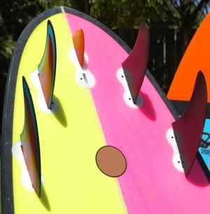 가운데 보이는 눕스터 핀(Nubster Fin)