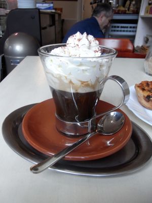 카푸치너}} 커피, 카푸치노의 전신