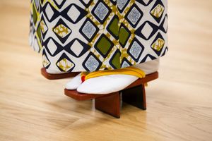 타비}}를 신은 사람