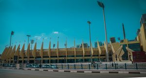 알 나얀 스타디움의 외부 모습