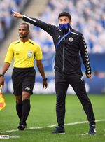 2020년 AFC 챔피언스 리그 결승전에서 울산 현대를 지휘하는 김도훈