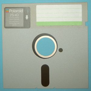 폴라로이드 5 1/4인치 플로피 디스크