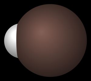 수소 아스타티드 공간 채움 모형