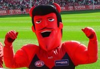 멜버른 풋볼 클럽의 마스코트 로널드 디먼