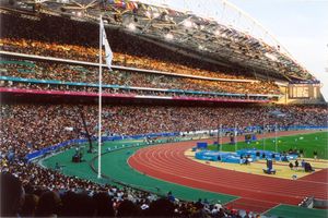 2000년 하계 올림픽 기간 동안 이 경기장은 주로 육상 경기를 개최했다.