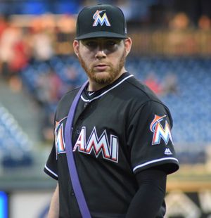 마이애미 말린스 시절(2018년 9월 15일)