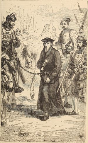 1870년 삽화, 감옥으로 끌려가는 프라하의 제롬