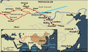 펠리오 탐험 경로