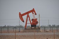 투하 유전의 석유 채굴 풍경