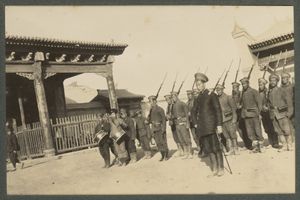 1915년 호탄의 중국군