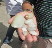 시장에서 판매되는 화전옥