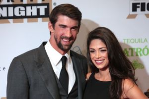 펠프스와 그의 아내 니콜 존슨