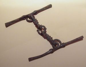 갈라티아 청동 말 재갈, BC 3세기, 히디르시흘라르 고분, 볼루. 이스탄불 고고학 박물관.