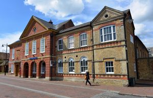 2016년 고덜밍 자치구 홀의 남동쪽 정면