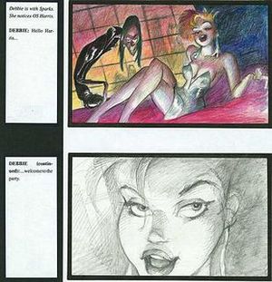 랄프 박시의 오리지널 각본을 기반으로 한 루이즈 징가렐리의 스토리보드