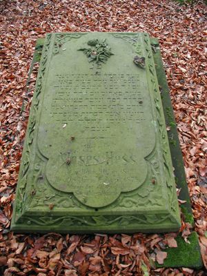 쾰른에 있는 헤스의 첫 번째 무덤